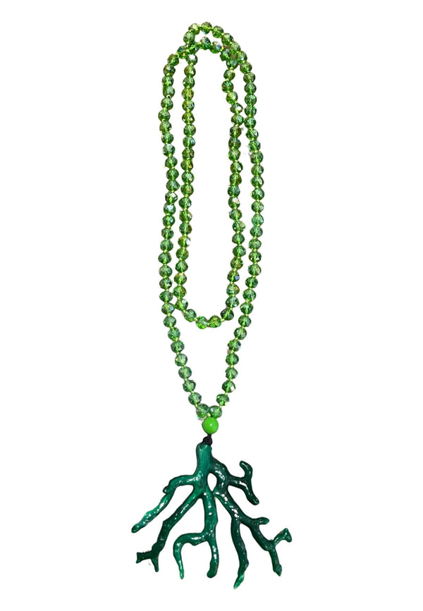 Green Bouquet Necklace