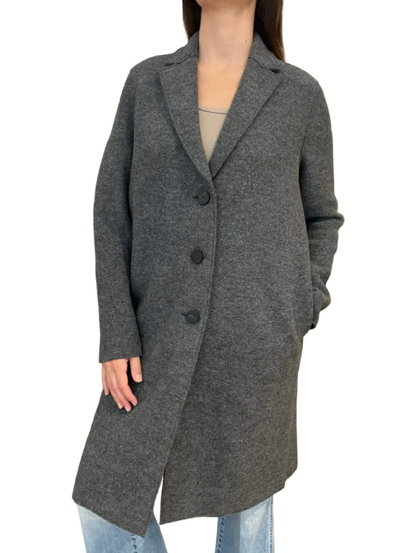 Harris Wharf London su cappotto grigio waol bollito