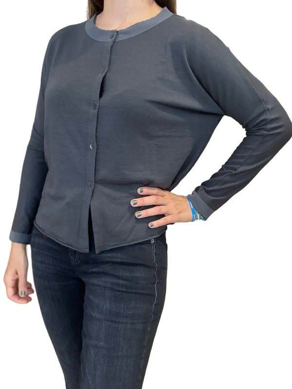 Chemise cardigan c-zéro ribetes pointe