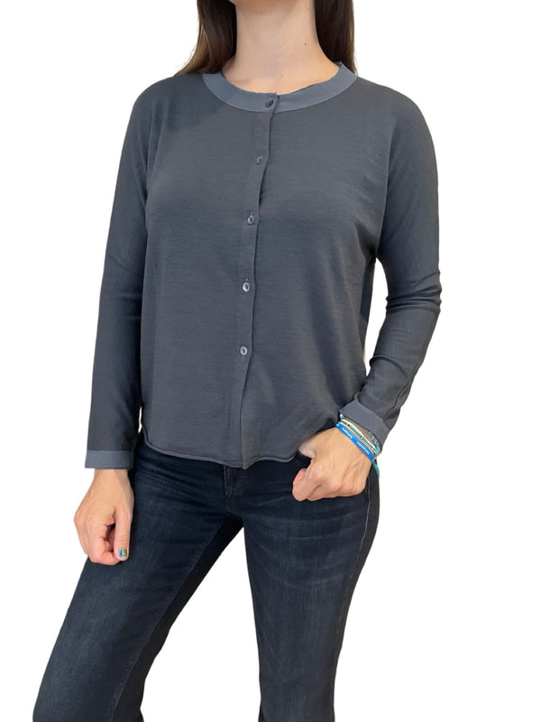 Chemise cardigan c-zéro ribetes pointe