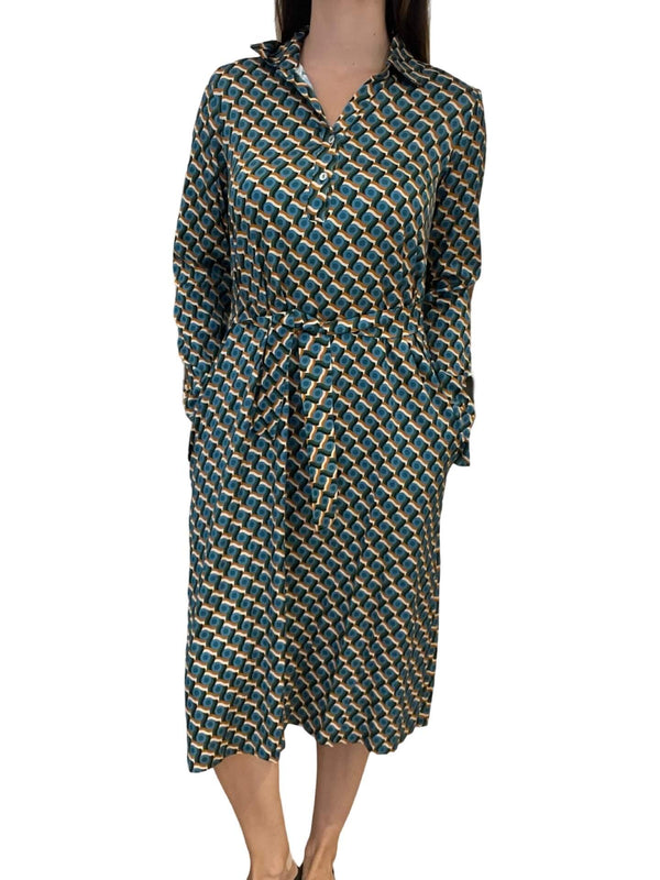 Monika Varga Shirt Robe Sateten Circle