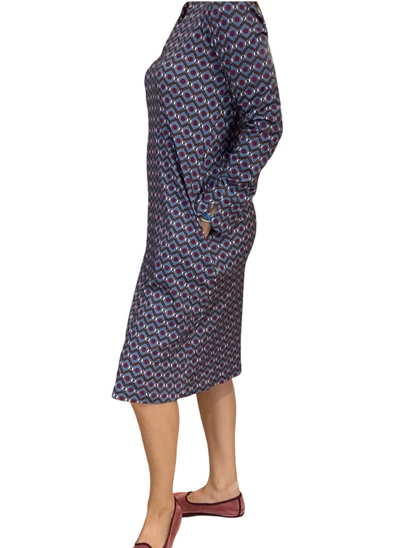 Monika Varga V-neck dress with polka dots