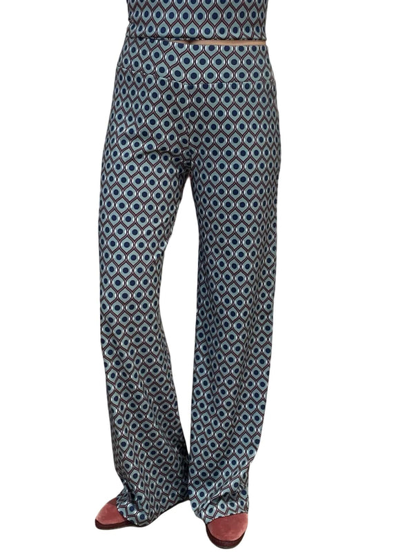 Monika Varga Wide Knit Circles Trousers