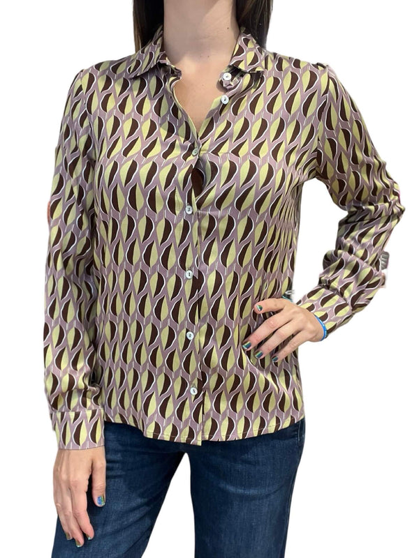 Monika Varga Voile Leaves Shirt