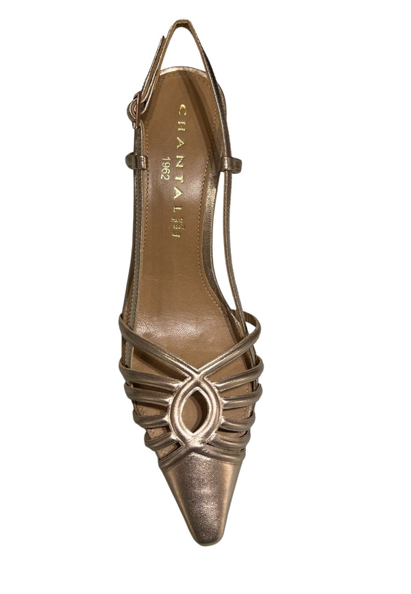 Chantal Chanel Laminato Rame Shoe