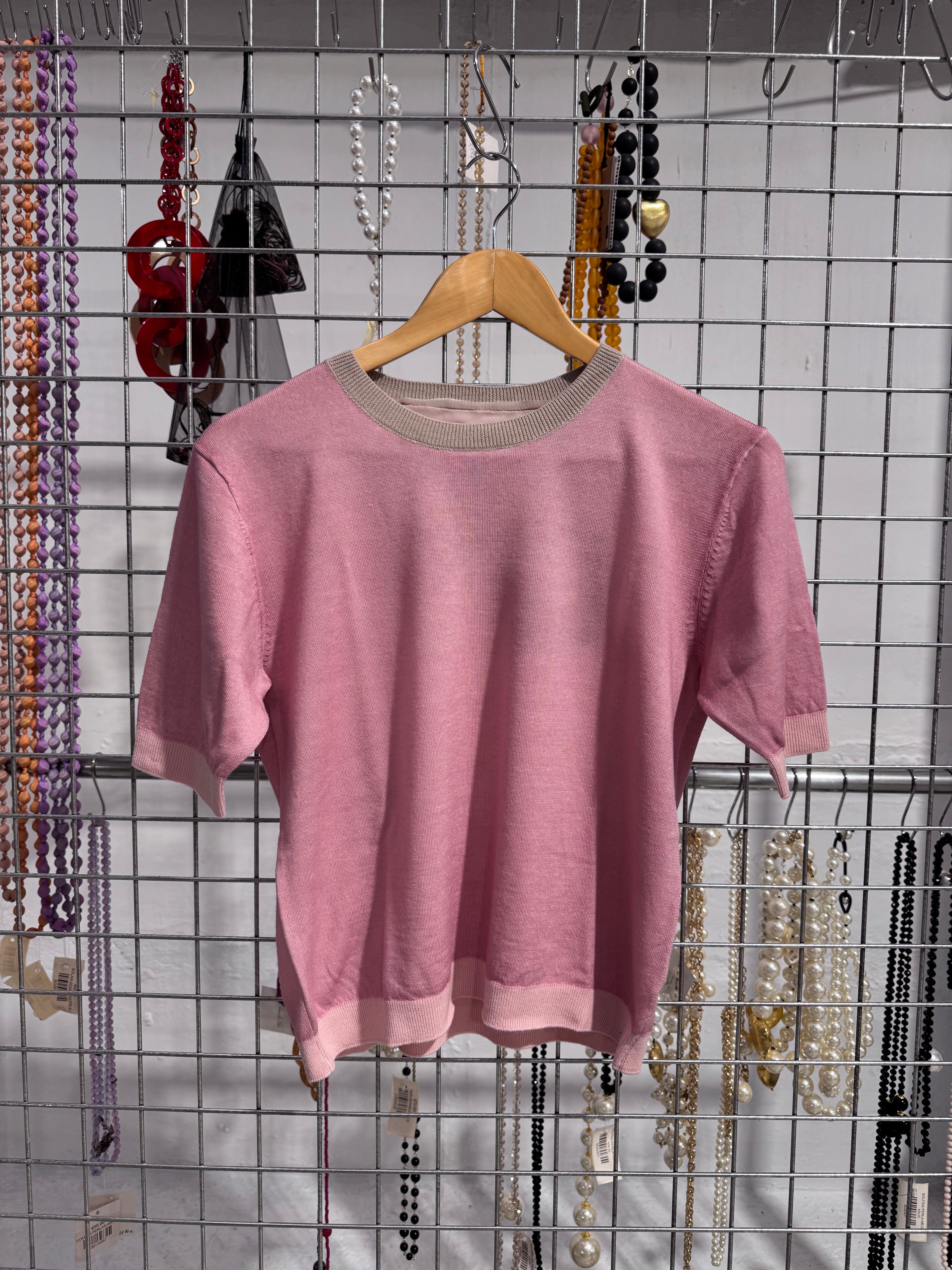 Jersey In Bed With You Manga Corta Rosa
