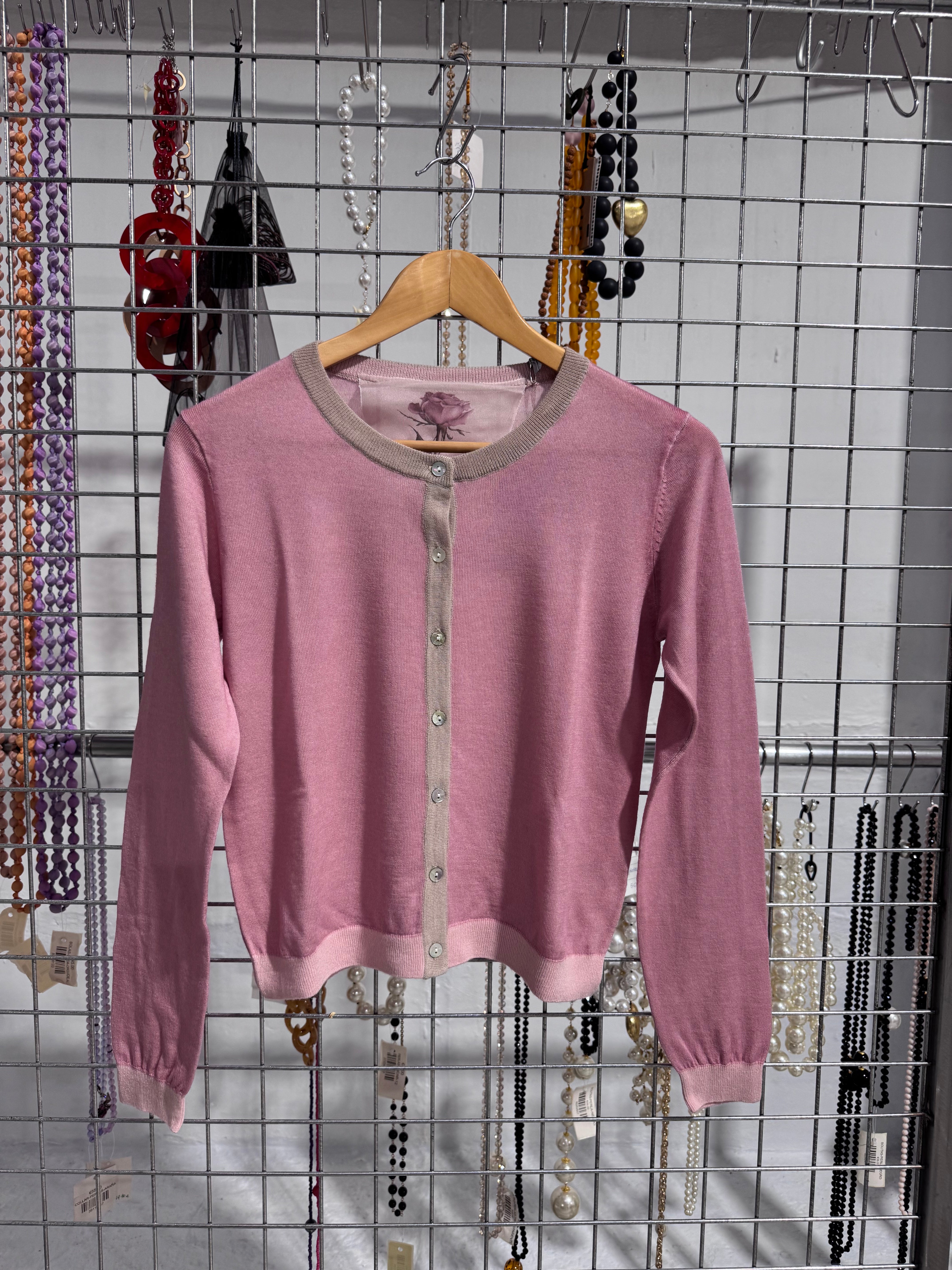Cardigan In Bed With You Rosa