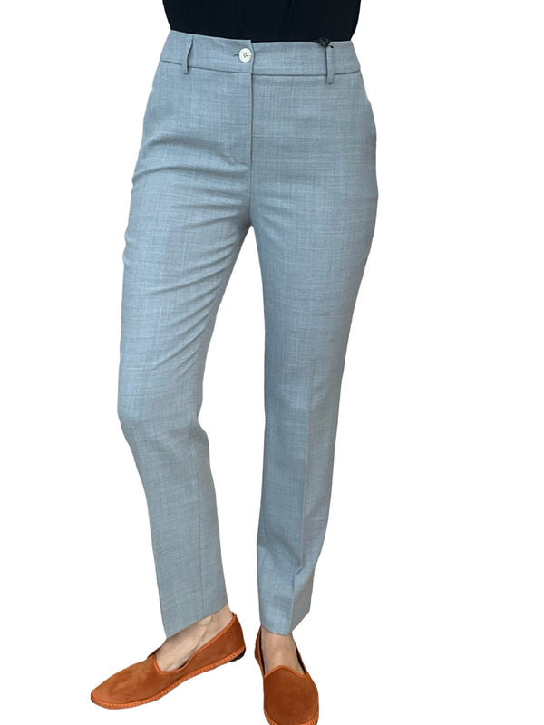 Pantalon Agoefilo Estrecho Gris Claro