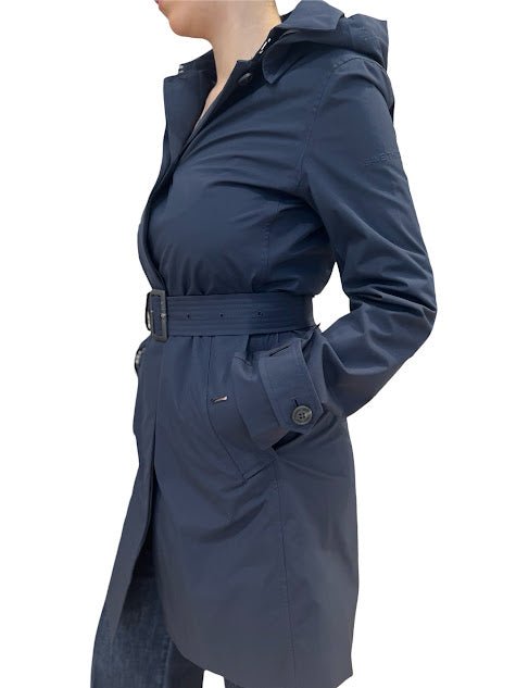 Gabardina Save The Duck Cinturon Marino