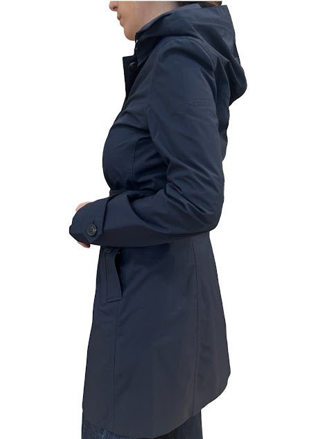 Gabardina Save The Duck Cinturon Marino