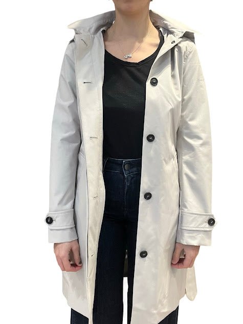 Gabardina Save the Duck Cinturon Stone