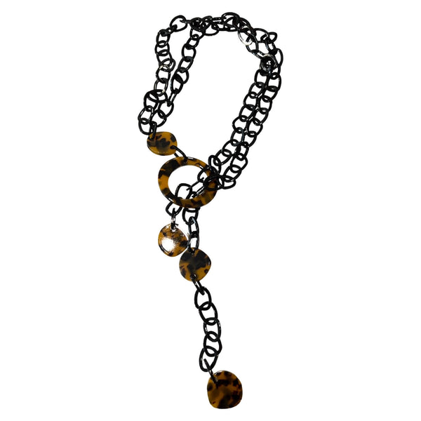 Il Baco Da Seta Brown Mini Links Necklace