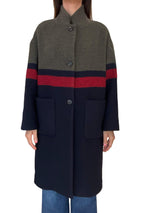 1961 Milano Mao Tricolor Coat