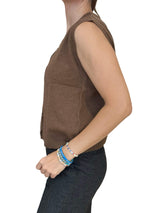 Diega Knitted Vest with Buttons