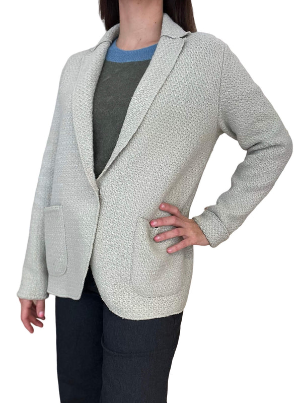 Long Knit Base Jacket