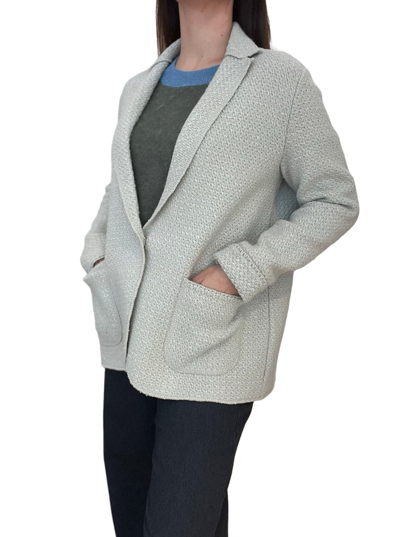 Long Knit Base Jacket