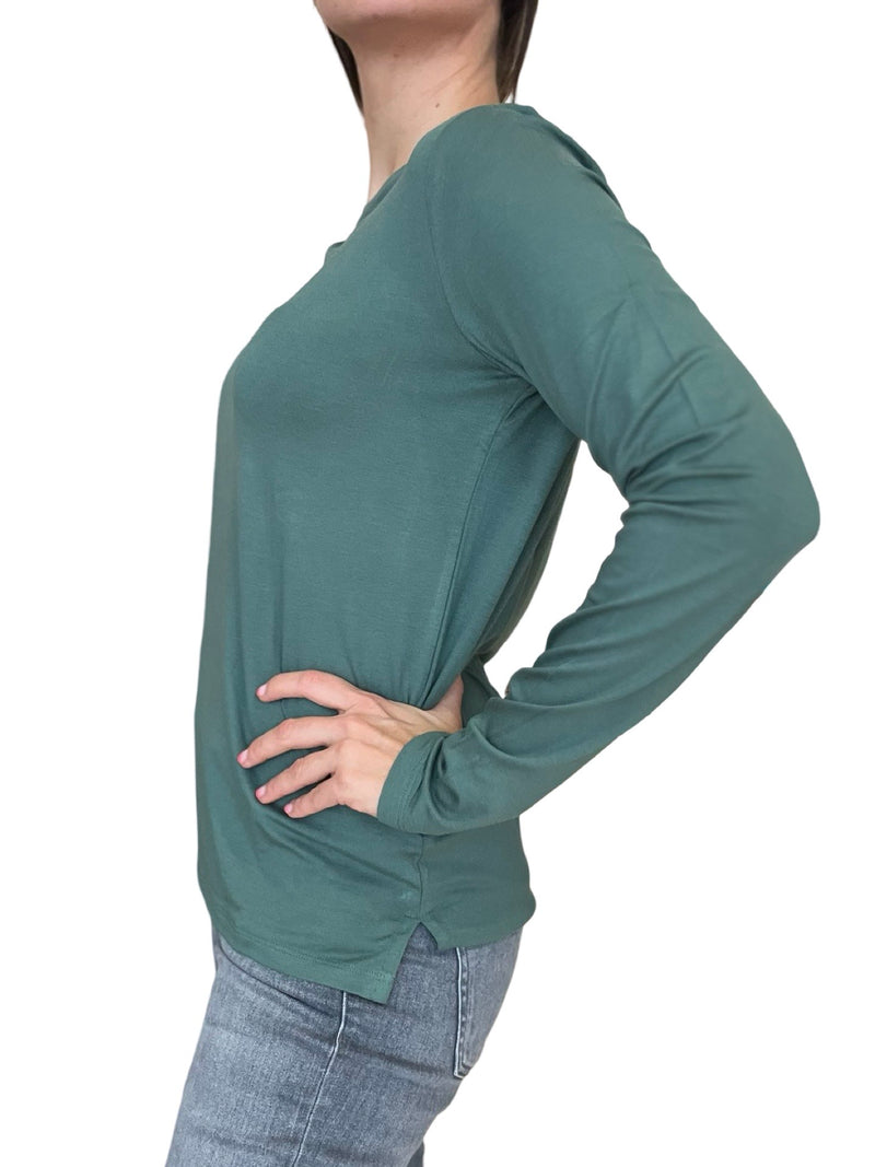 Majestic Long Sleeve Wide T-Shirt