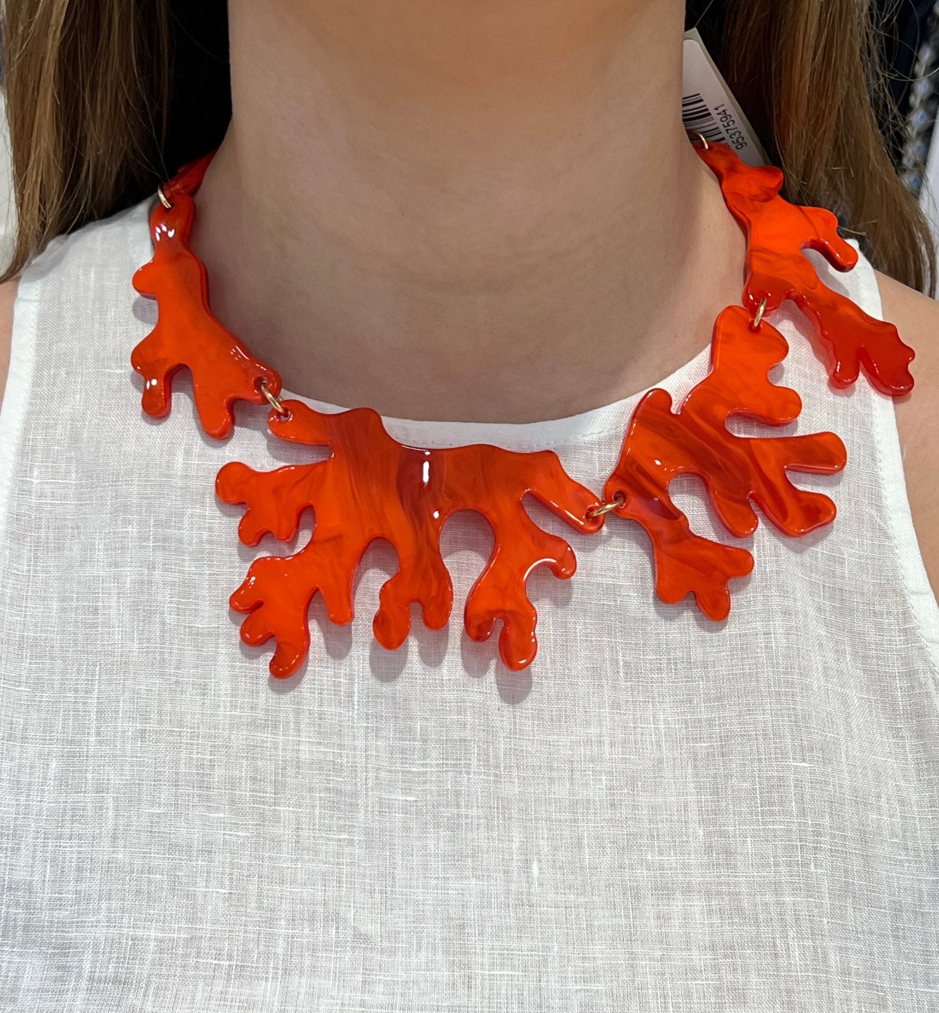 Gargantilla Il Baco Da Seta  Coral Rojo