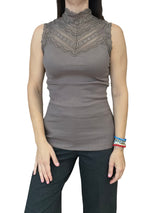 Top Rosemunde Puntilla Neck