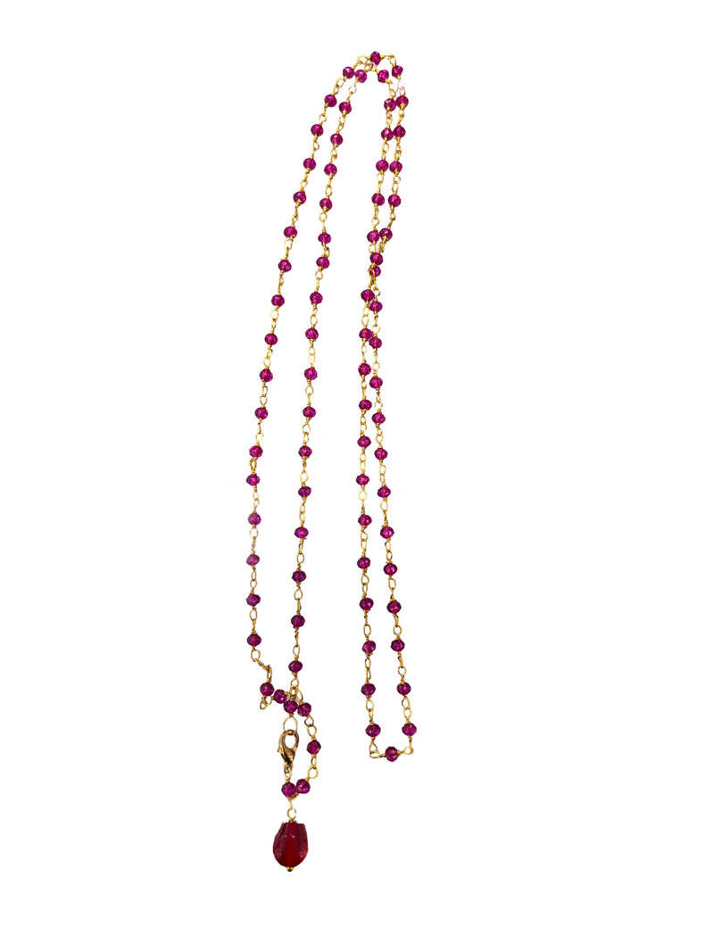 Fabrizio Marntelli Fuchsia necklace