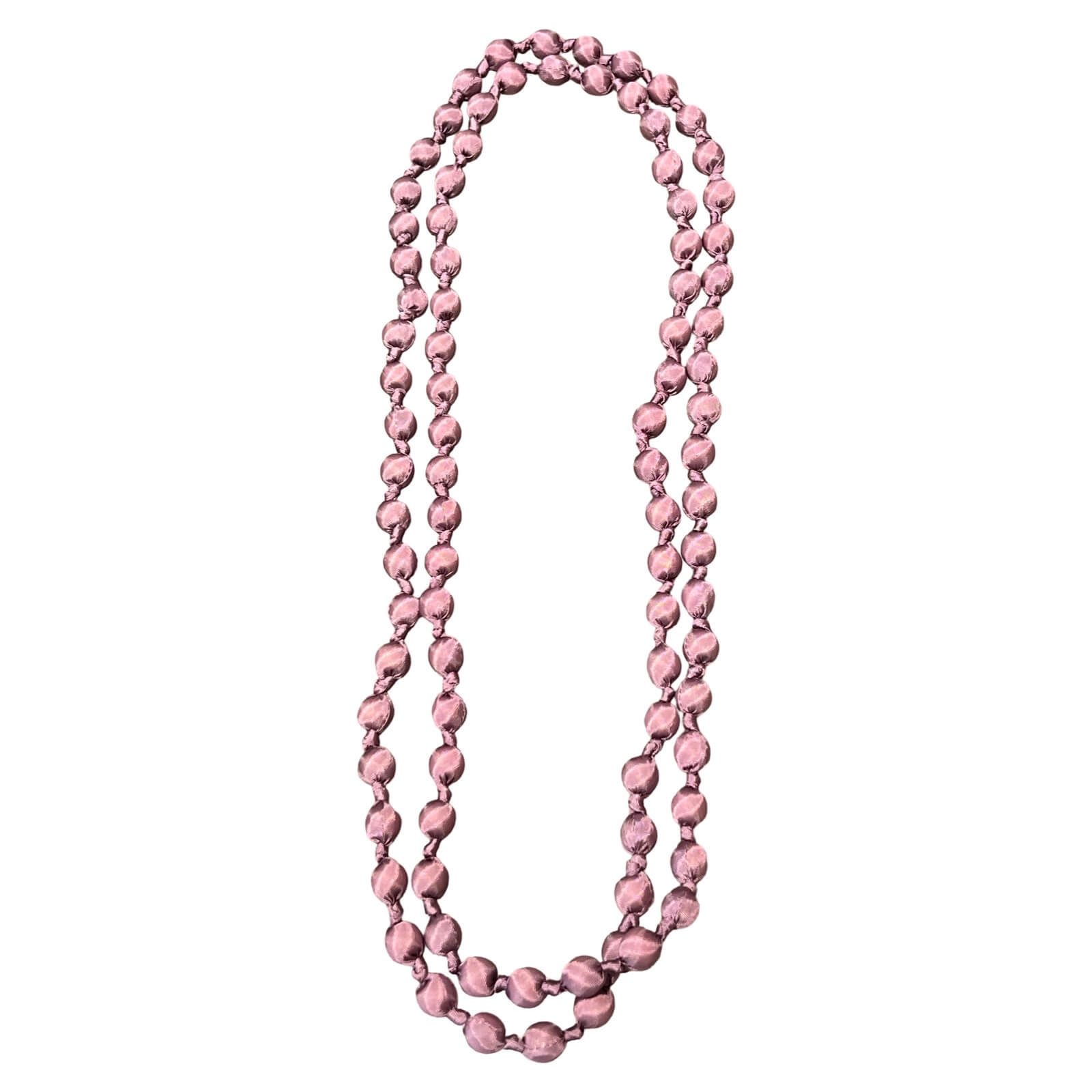 Necklace  Il Baco Da Seta Ancient Malva Silk Balls