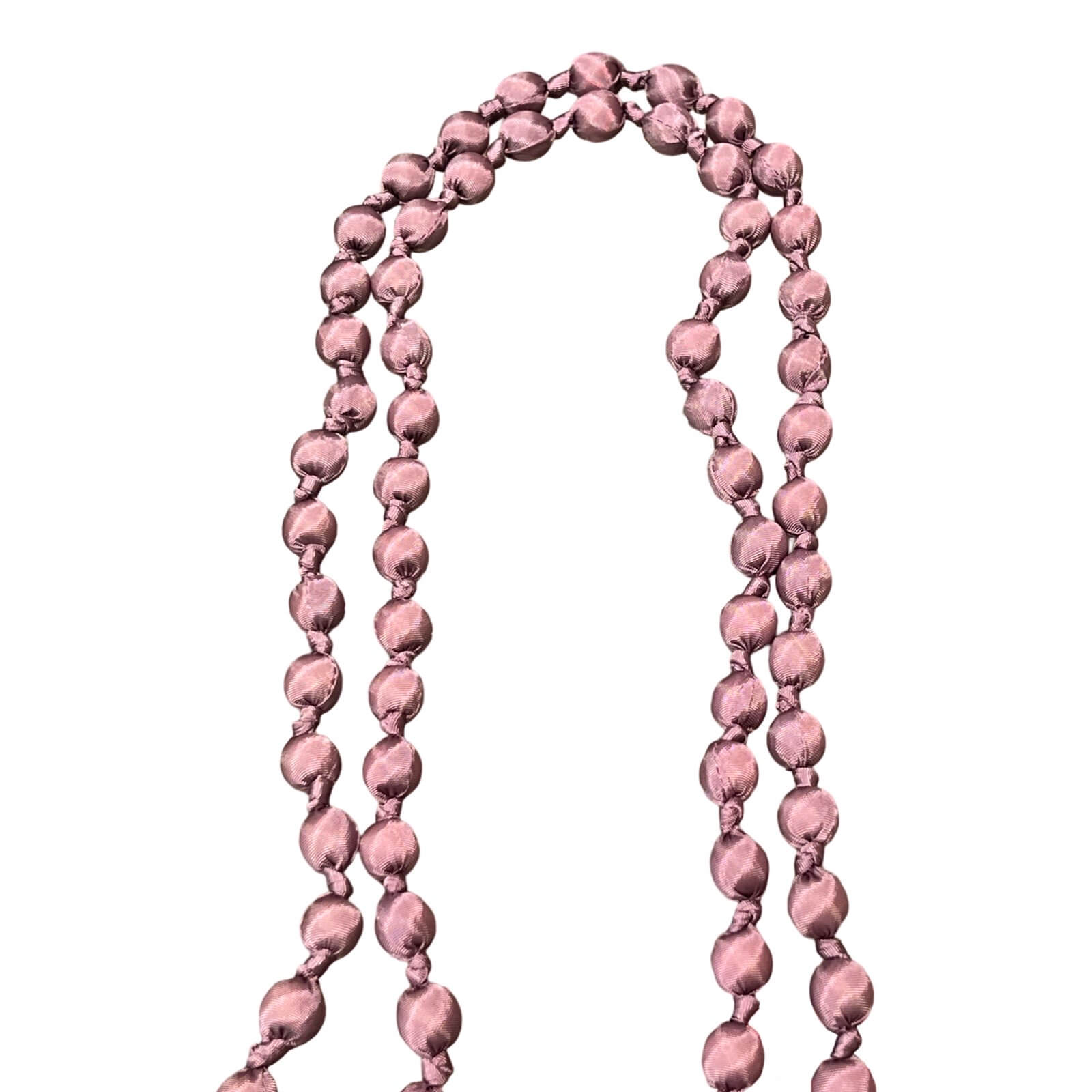 Necklace  Il Baco Da Seta Ancient Malva Silk Balls