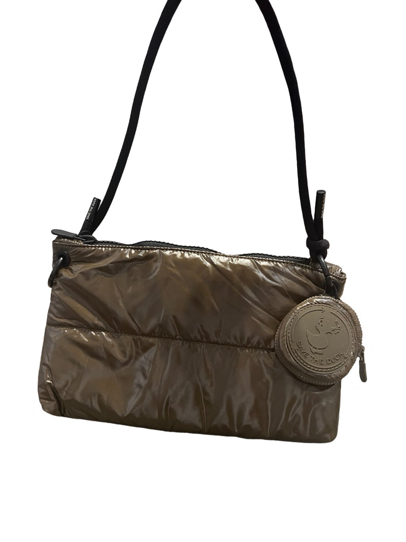 Save the Duck Baguette Caqui Bag