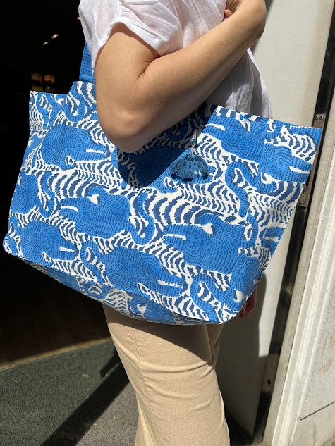 Zen Ethic Tiger Blue Bag