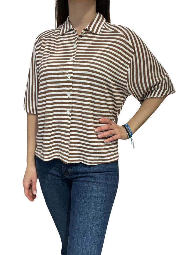 Striped Knitted Floor Shirt