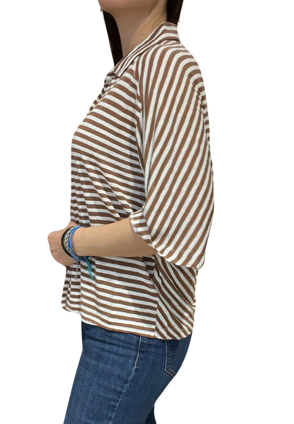 Striped Knitted Floor Shirt