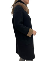 Giovi Cashmere Black Coat