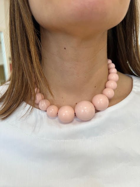 Gargantilla Fabrizio Marcantelli Bolas Rosa