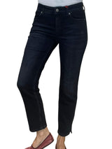 Jeans Cambio Piper Strass Negro