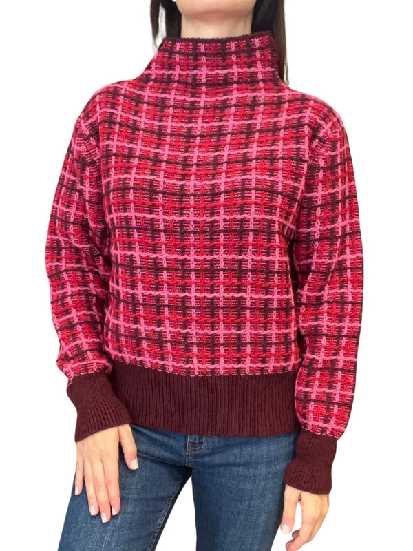 Byu Checkered Sweater