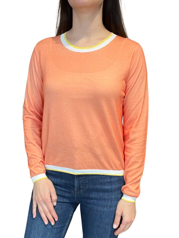 In Bed With You Two-tone Round Long Sleeve Sweater