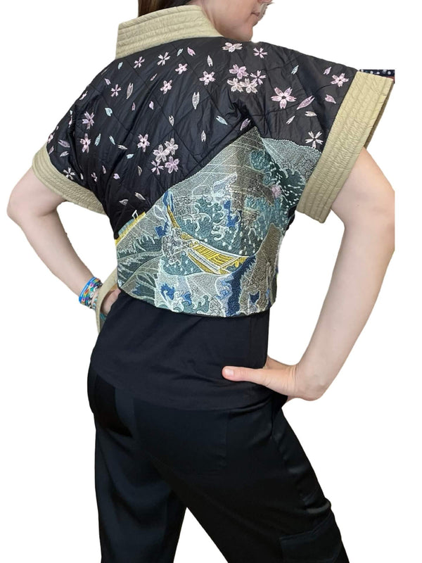 Canadian Kimono Short Sleeve Black