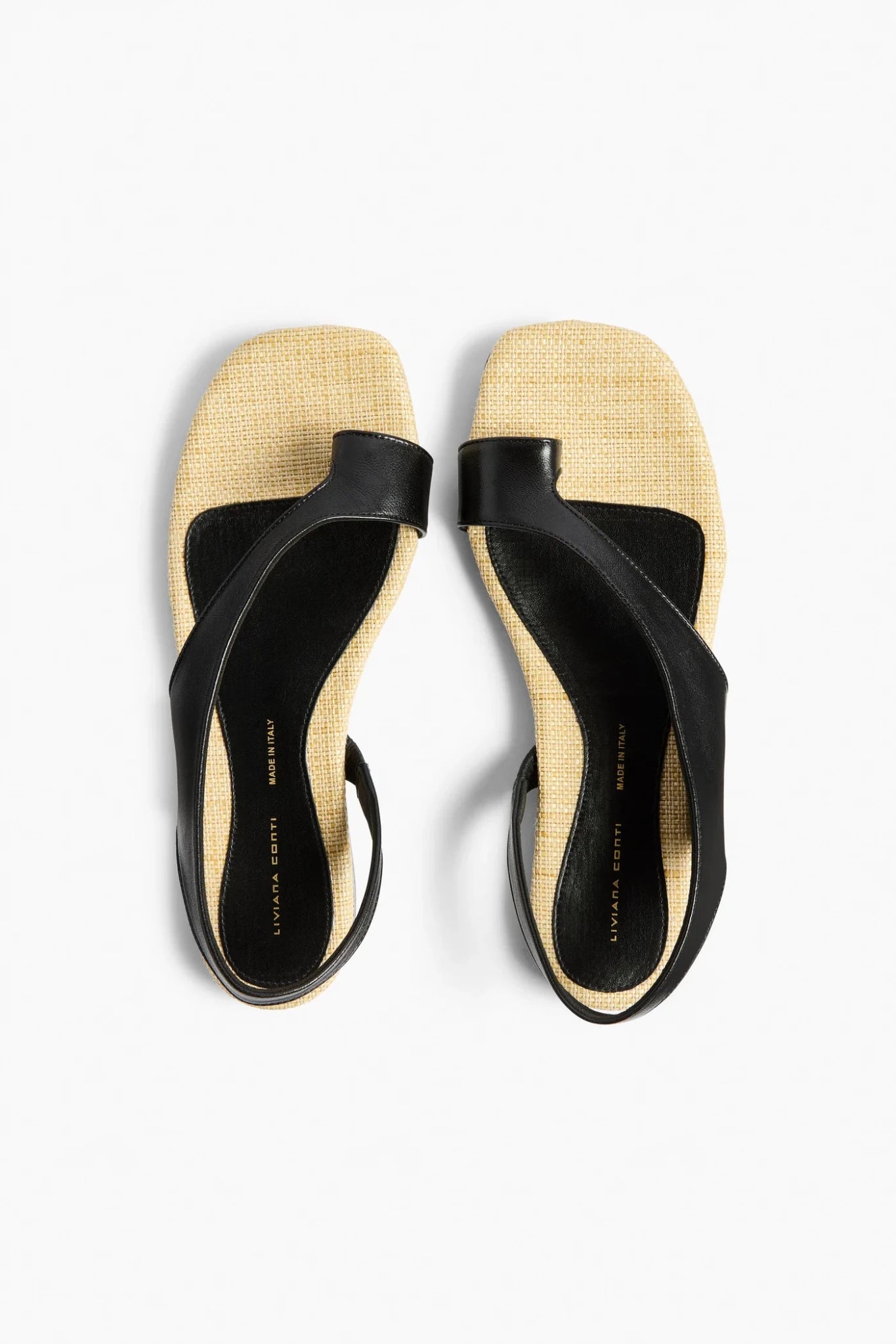 Conti Lightweight Leather and Jute Sandal