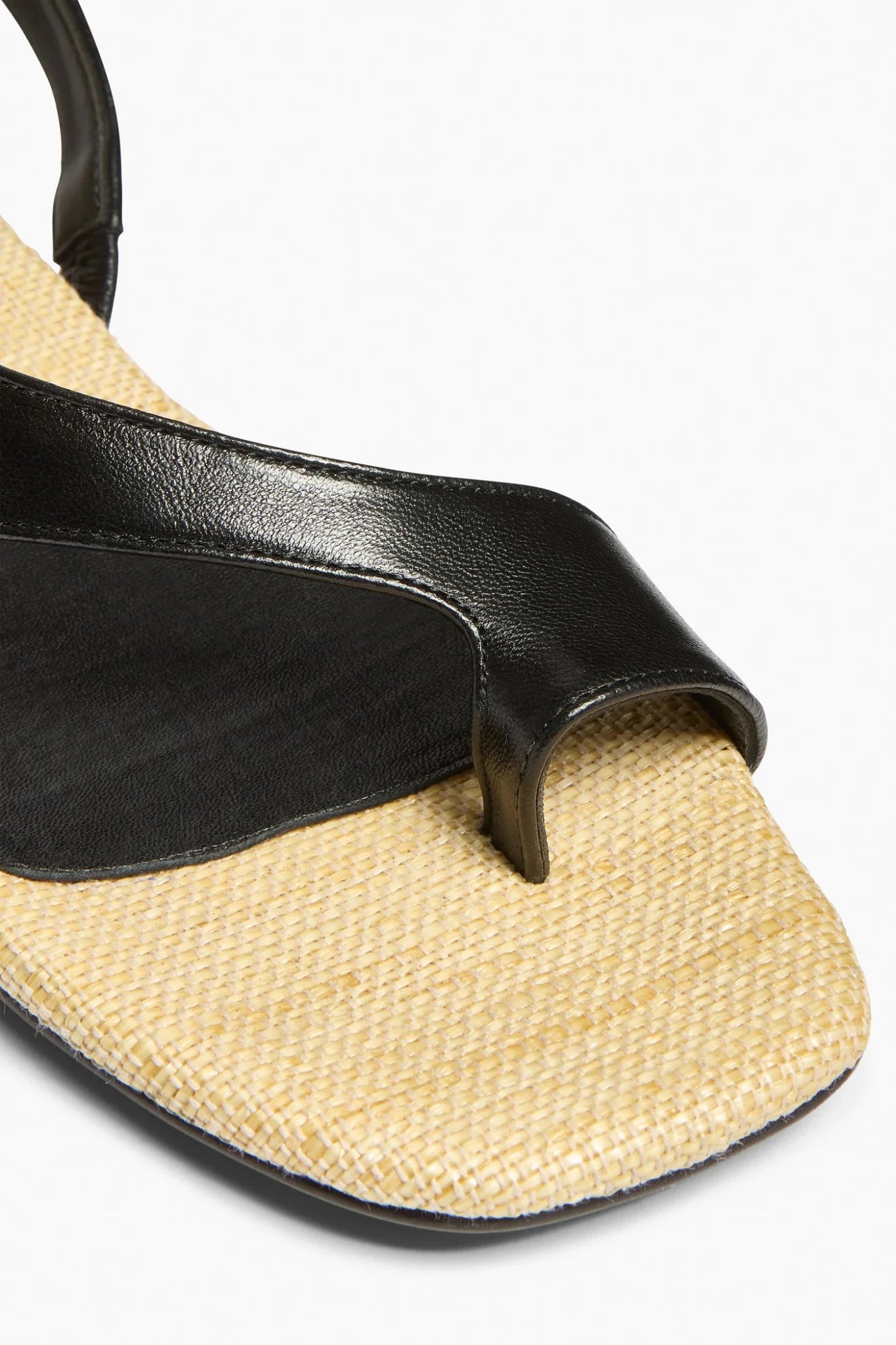Conti Lightweight Leather and Jute Sandal