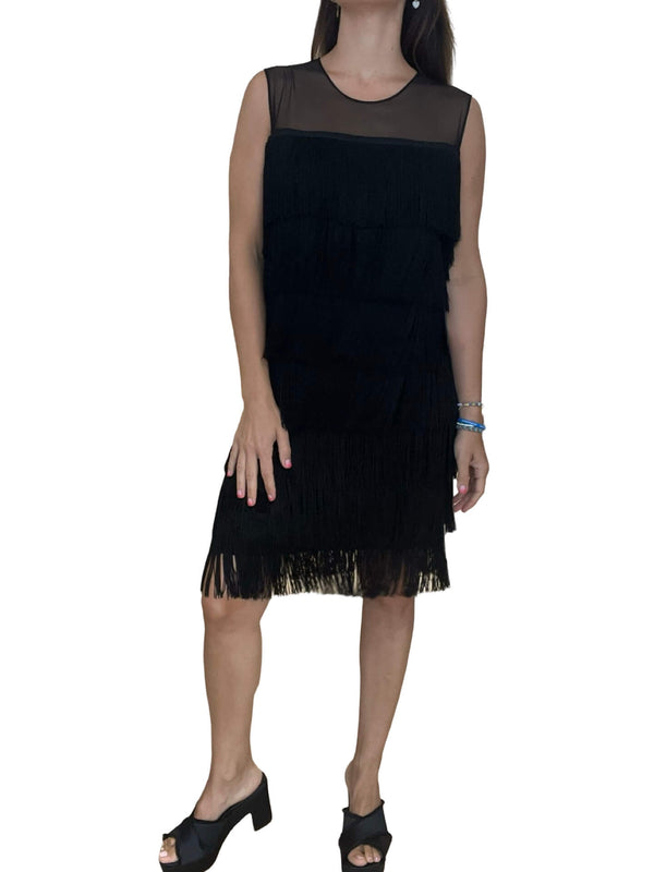 Norma Kamali Fringe Dress