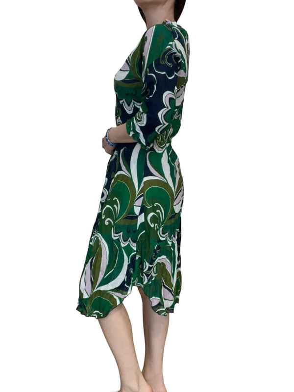 One Season Middy Poppy Costa Nova Emerald Dress