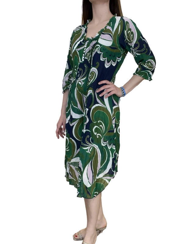 One Season Middy Poppy Costa Nova Emerald Dress