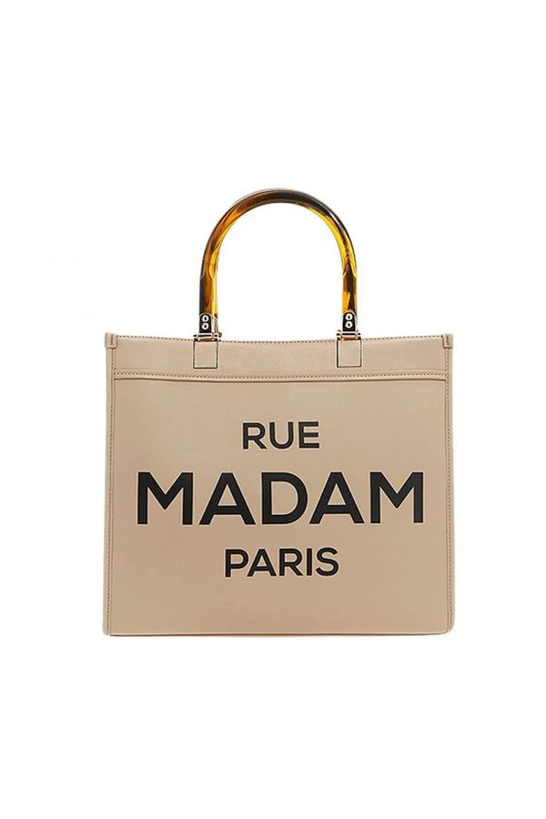 Rue Madam Icon Mini Tote Taupe