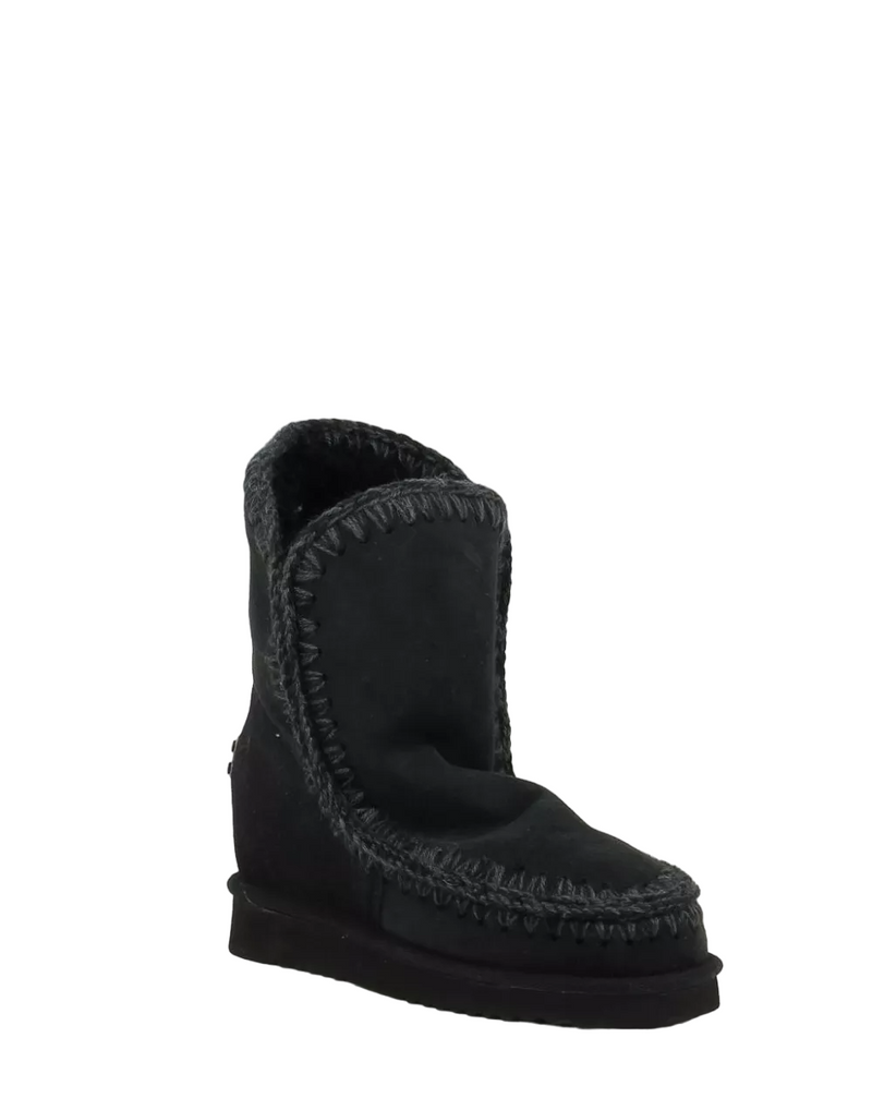 Botas Mou Eskimo Inner Wedge Short Negro