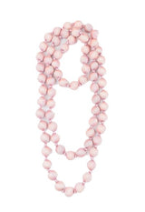 Il Baco Da Seta Pink Silk Ball Necklace 13.2