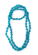 Il Baco Da Seta Turquoise Silk Ball Necklace