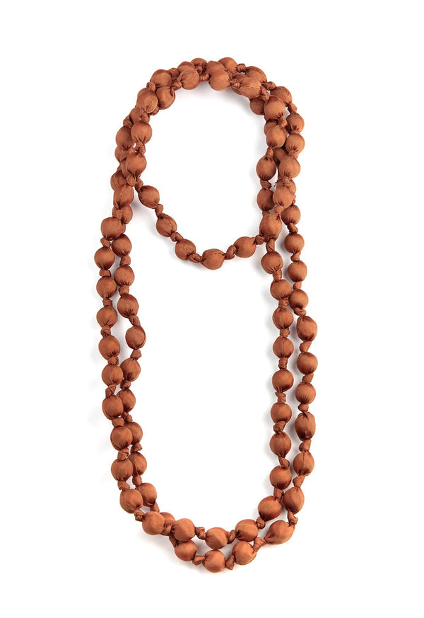 Il Baco Da Seta Chocolate Silk Balls Necklace