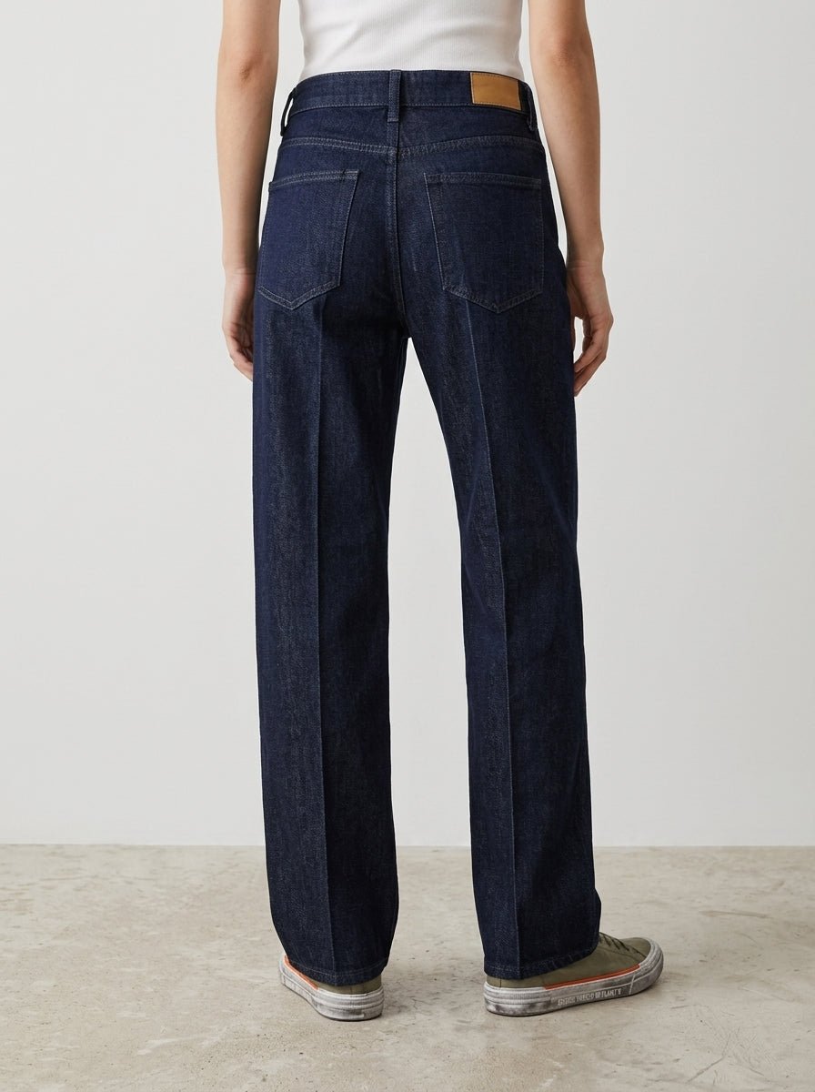 Jeans Cigala's Essential Wide Leg Azul Marino