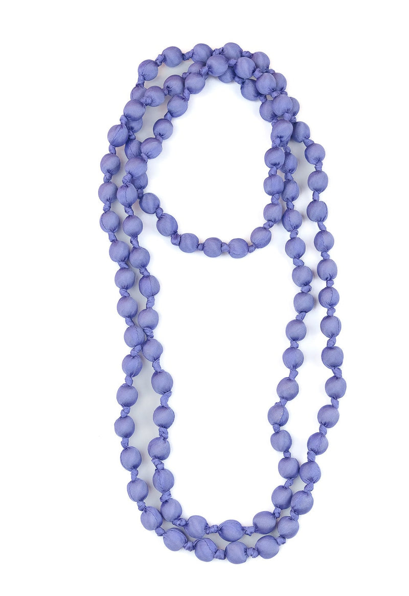Il Baco Da Seta Lavender Silk Ball Necklace