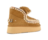 Mou boots eskimo rhinestones camel platform