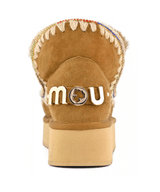 Botas Mou Eskimo Plataforma Rhinestones Camel